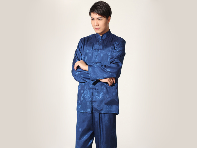 Tai Chi Clothing Long-sleeve Casual Style Linen Suit